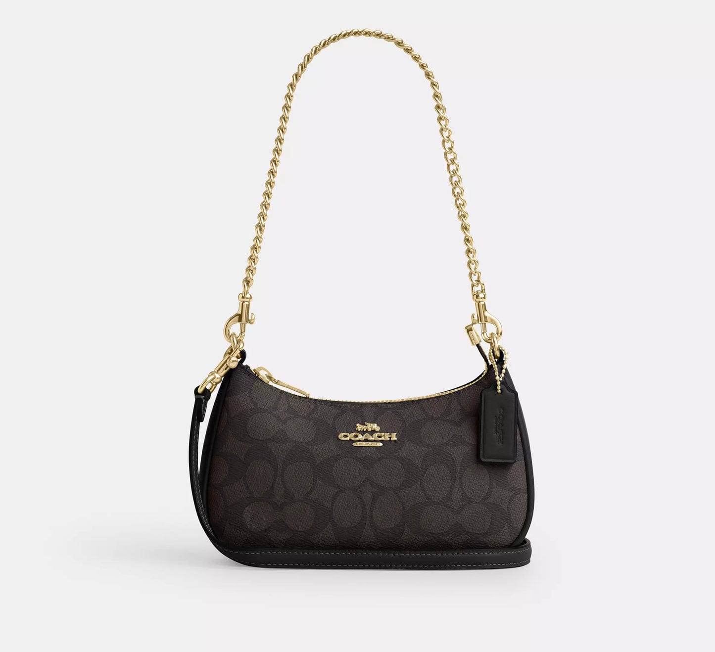 Coach shoulder bag with long strap