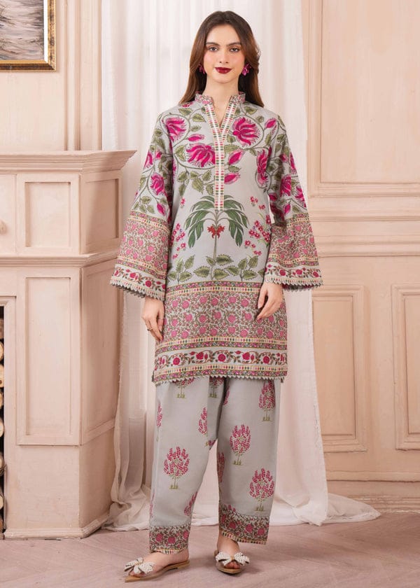 2PC DIGITAL PRINTED STITCH SUIT
