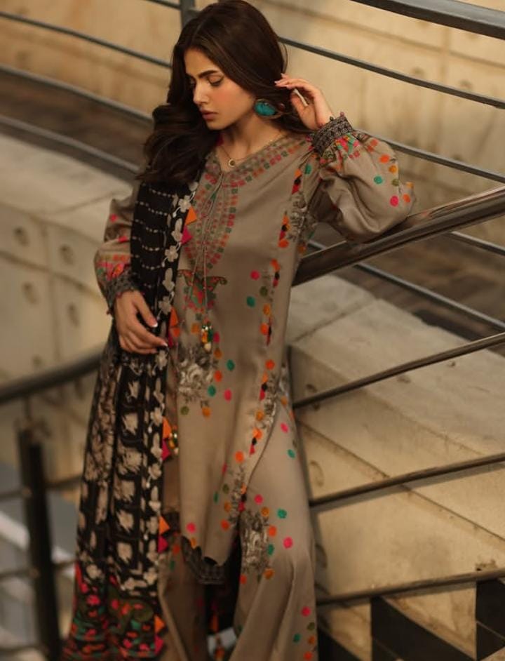 Chandni Soft Khaddar Winter 3Pcs