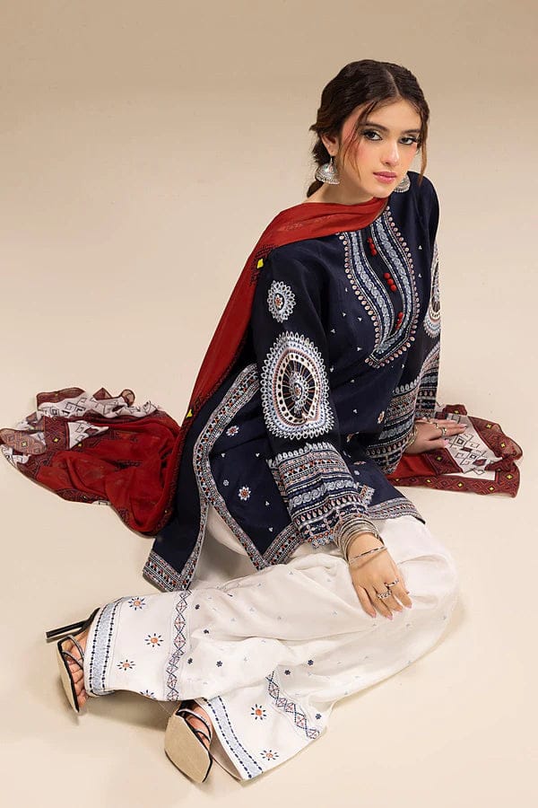 DASTAAN Embroidered 3 pc Set