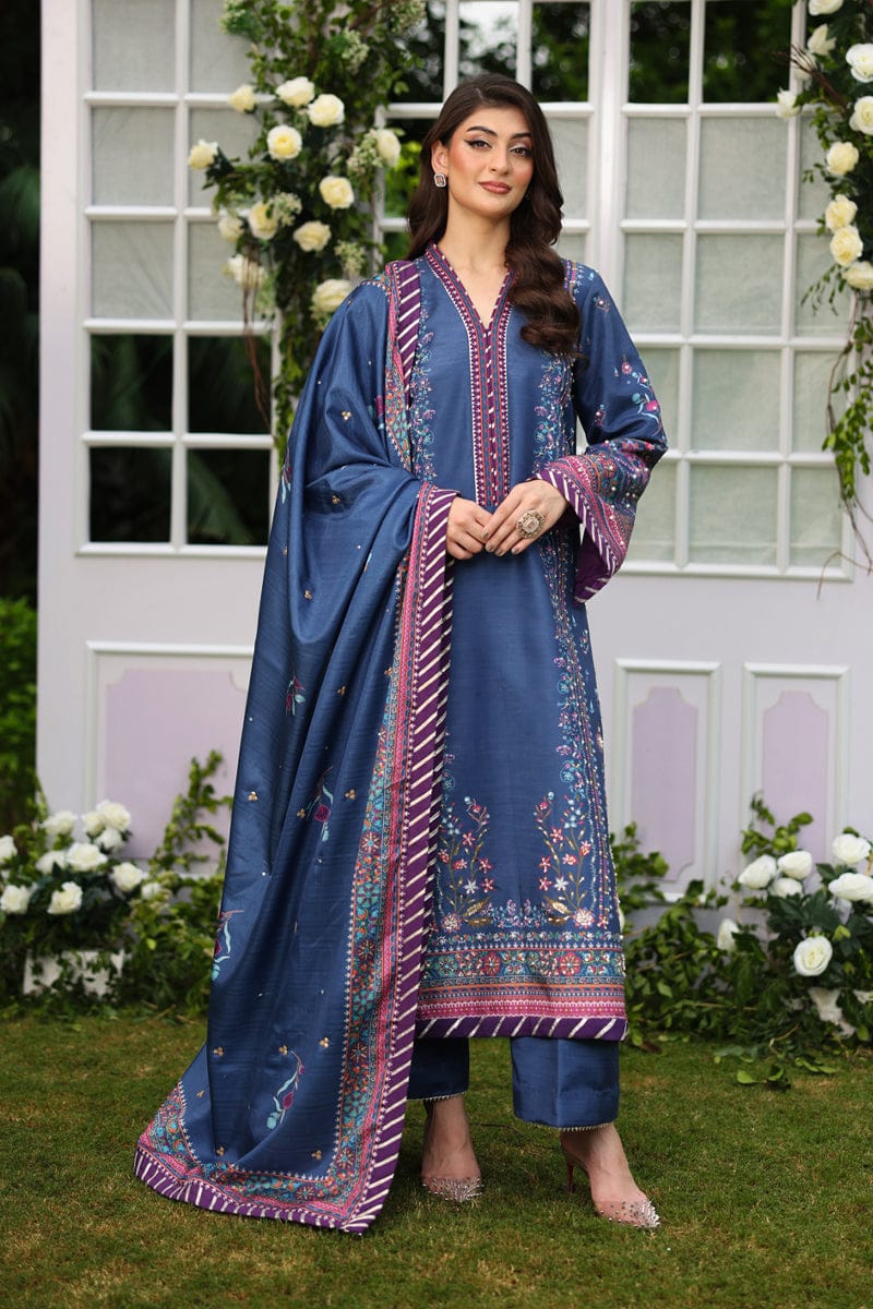 Sharmeen 3PC STITCH EMBROIDERED SUIT