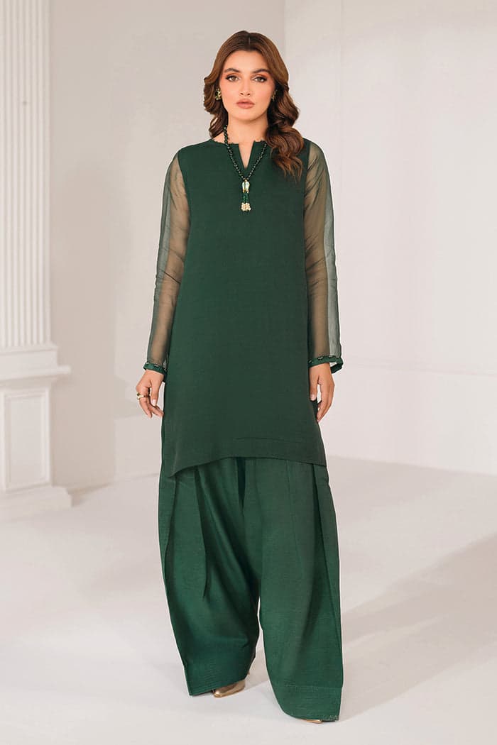 2PC Khadar Dress with farshi Salwar