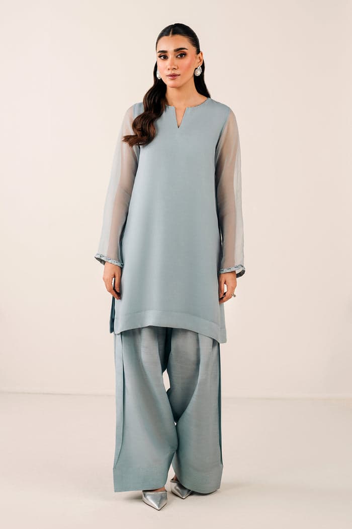 2PC Khadar Dress with farshi Salwar