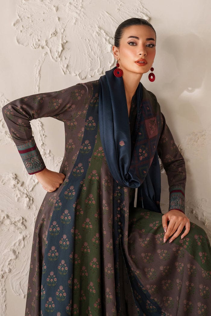 DIGITAL PRINTED VISCOSE 3PC FROCK