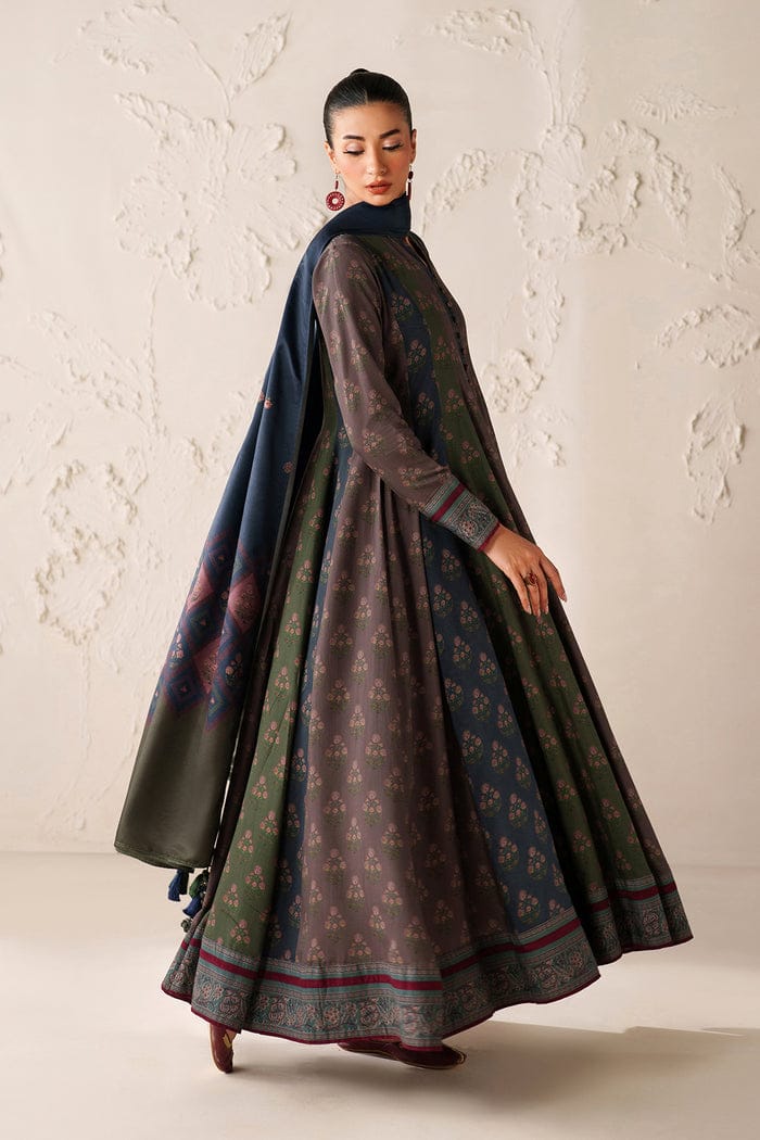 DIGITAL PRINTED VISCOSE 3PC FROCK