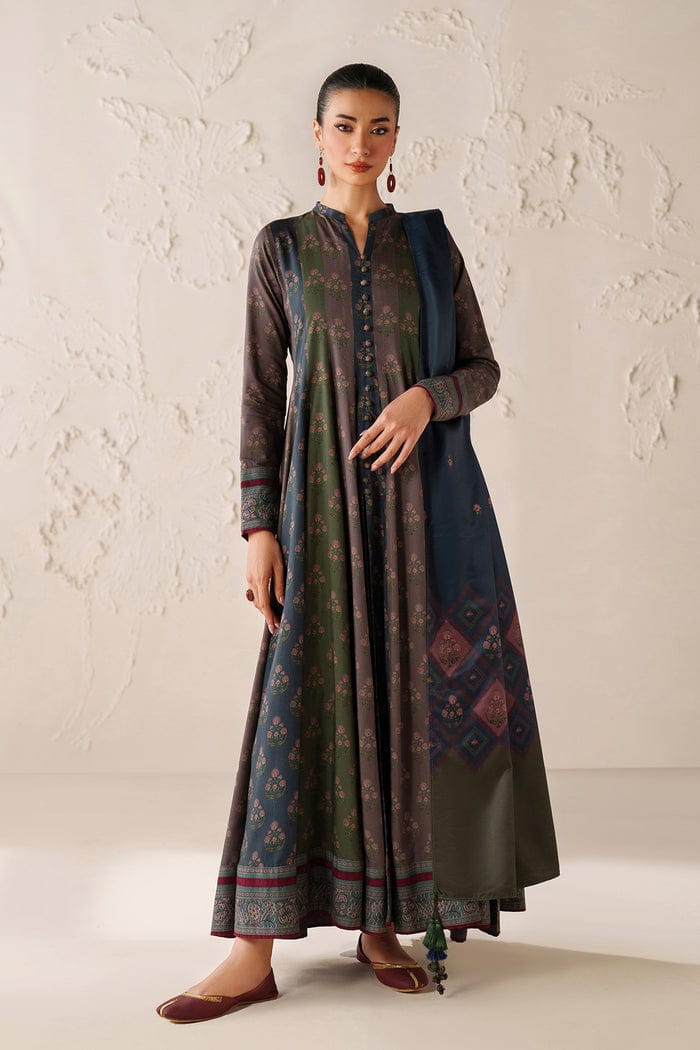 DIGITAL PRINTED VISCOSE 3PC FROCK