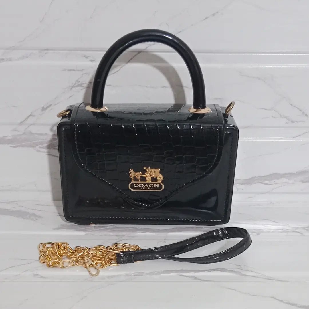 Coach Wooden Box Pouch & Panache